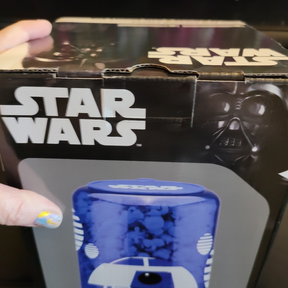 Star Wars * R2D2 Popcorn Popper, Blue/White - Picture 5 of 7